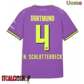 Borussia Dortmund Nico Schlotterbeck #4 Terza Maglia 2026-27 Manica Corta